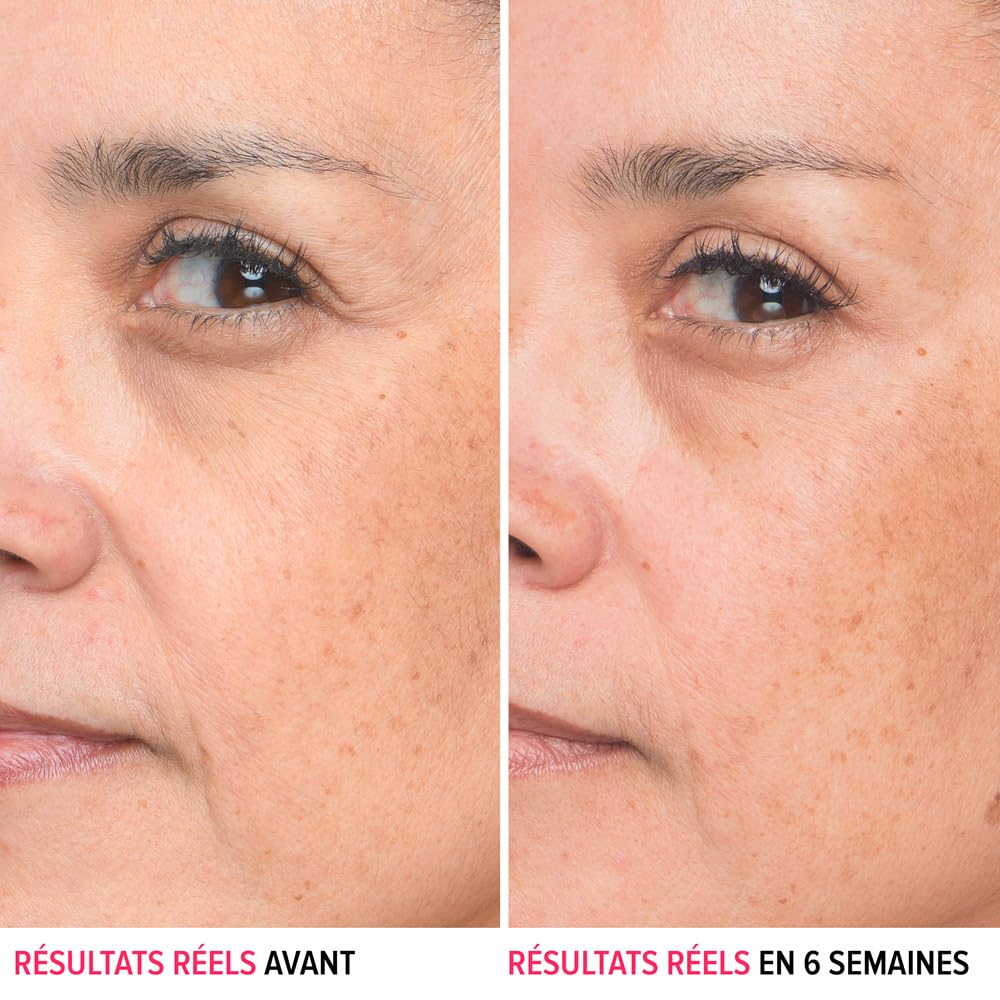 It Cosmetics Bye Bye Lines Serum aplica dos gotas en rostro y cuello.