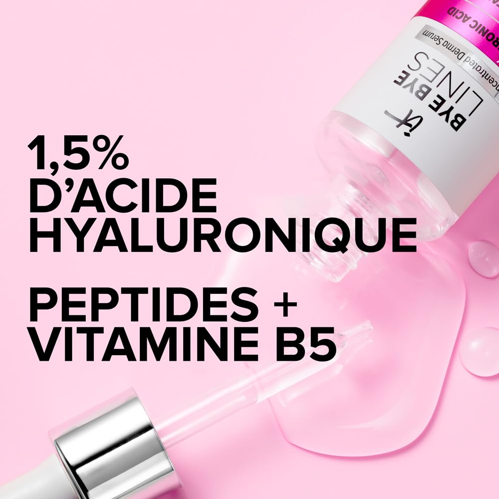 It Cosmetics Bye Bye Lines Serum contiene péptidos y vitamina B5 para nutrir la piel.