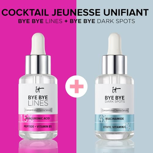 It Cosmetics Bye Bye Lines Serum CC+ SPF 50 para protección diaria.