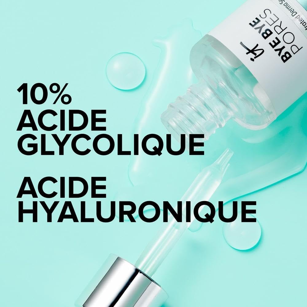 IT Cosmetics Bye Bye Pores Serum aplicación suave para uso diario en piel sensible.