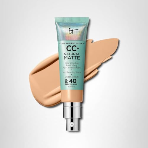 IT Cosmetics CC+ Natural Matte sensación de frescura y piel equilibrada.