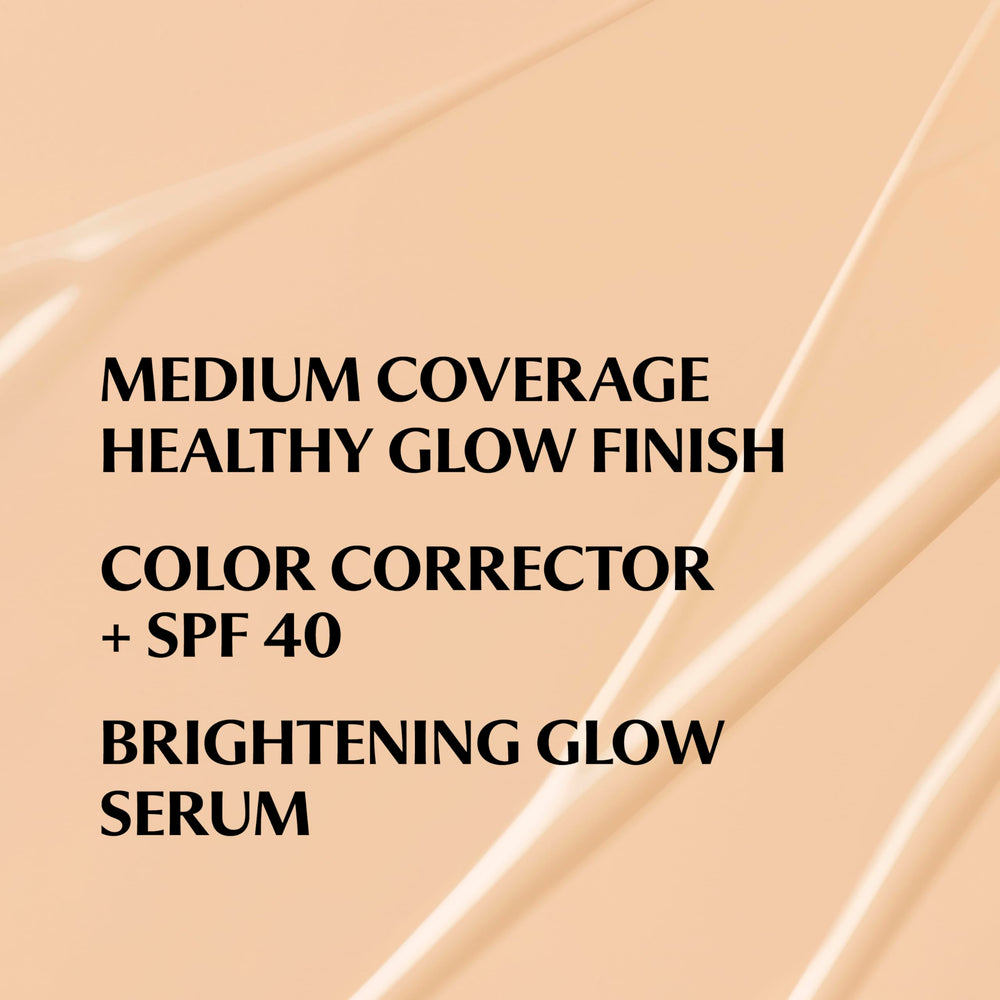 Brillo natural de IT Cosmetics CC+ Nude Glow en la piel sin efecto máscara.