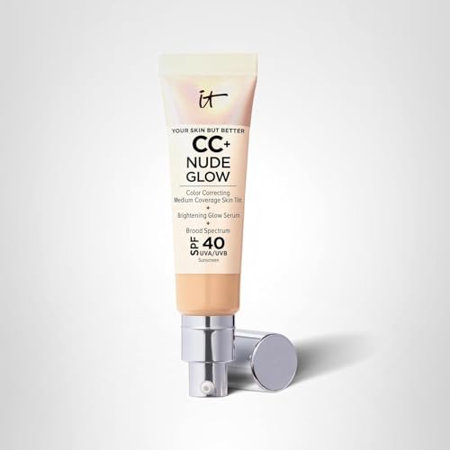 It Cosmetics CC+ Nude Glow, brillo saludable para fotos y uso diario.