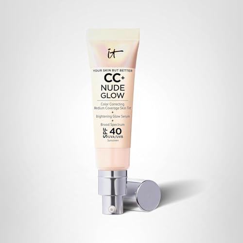 IT Cosmetics CC+ Nude Glow apto para piel normal a seca.