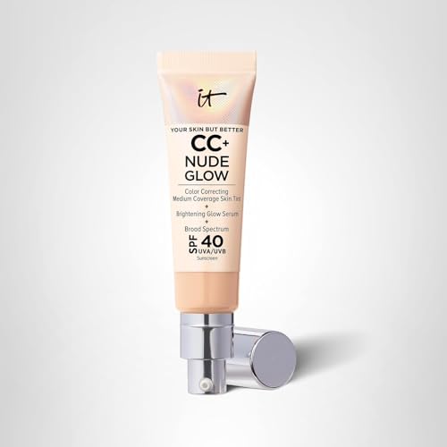 IT Cosmetics CC+ Nude Glow: tono esfumado con cobertura suave