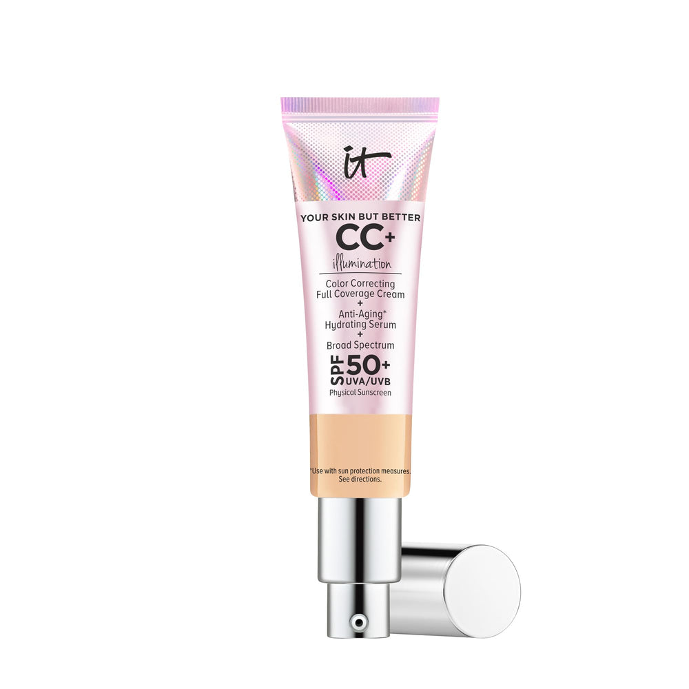 IT Cosmetics CC+ Cream Illumination (Mediano) – Base de Cobertura Tota ...