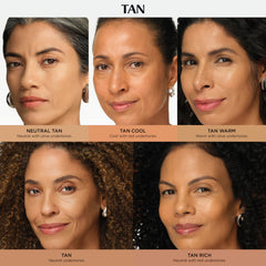 Application sur le visage pour un fini lisse et fluide.