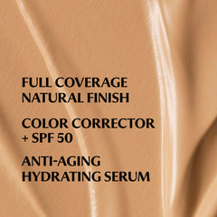IT Cosmetics CC+ tono bronceado cálido en fondo para cobertura uniforme