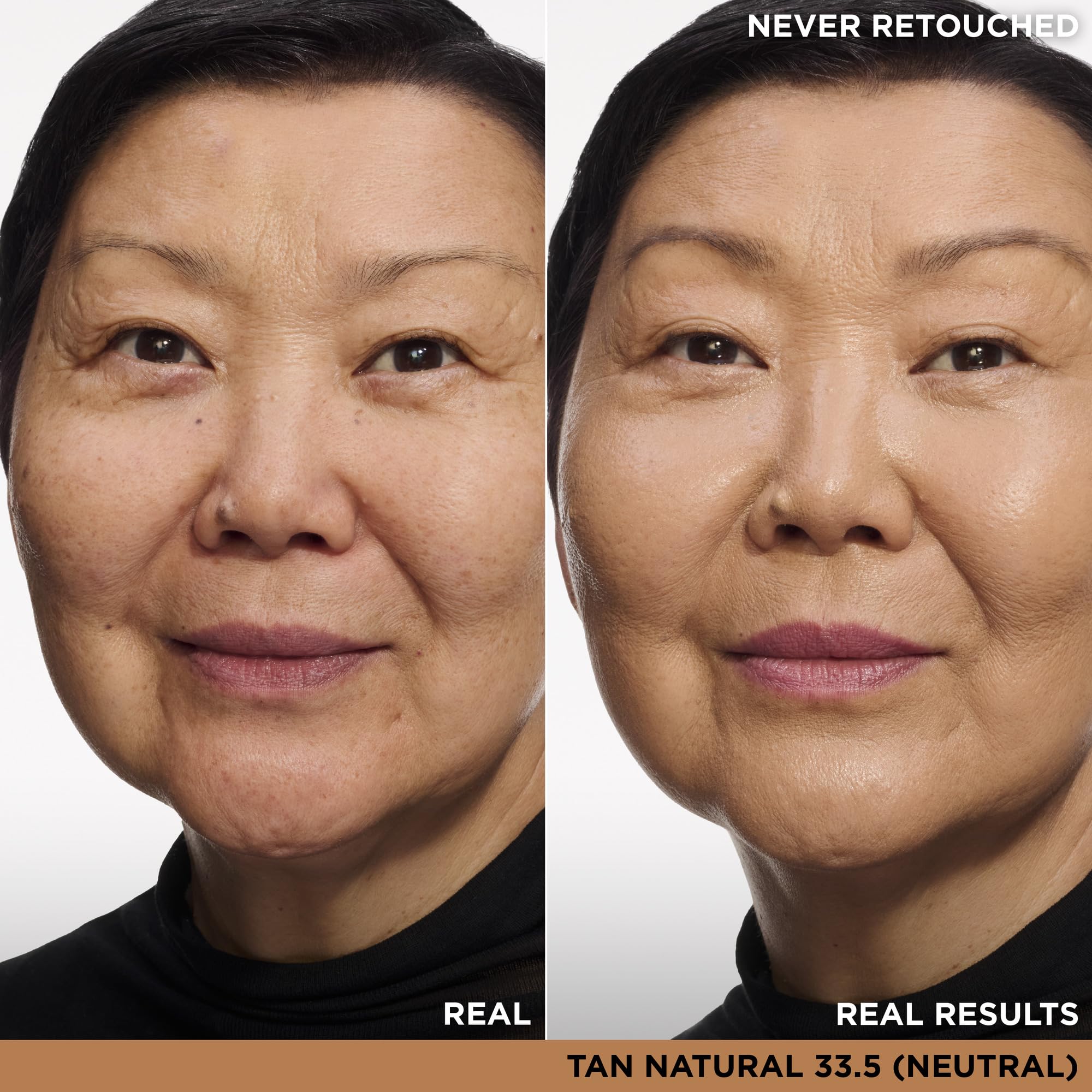 Textura cremosa de IT Cosmetics Bye Bye Under Eye Tan Natural que se difumina suavemente.