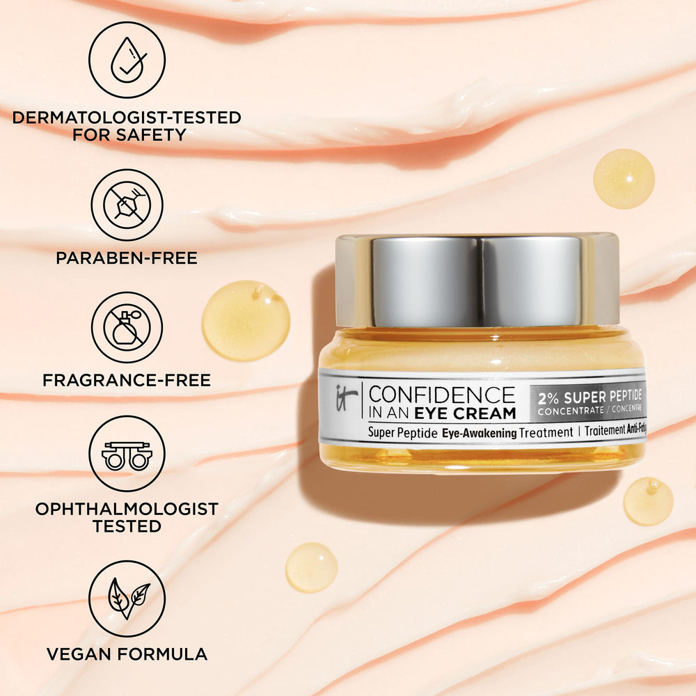 IT Cosmetics Confidence in an Eye Cream, reducción de sequedad en contorno ocular