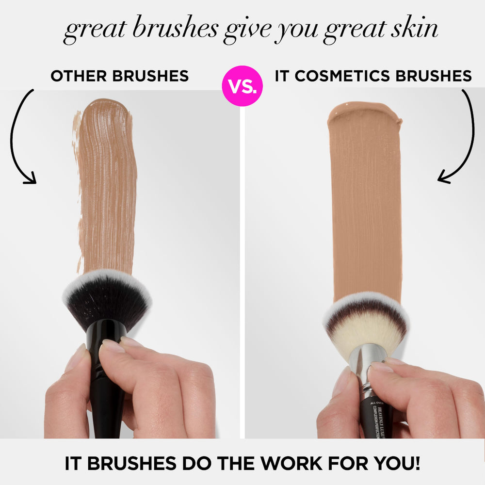 IT Cosmetics Heavenly Luxe Dual Airbrush Concealer Brush #2, pelo premiado para una sensación extremadamente suave.