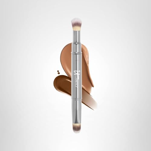 IT Cosmetics Heavenly Luxe Dual Airbrush Concealer Brush #2, ideal para ojeras y zonas difíciles con precisión.