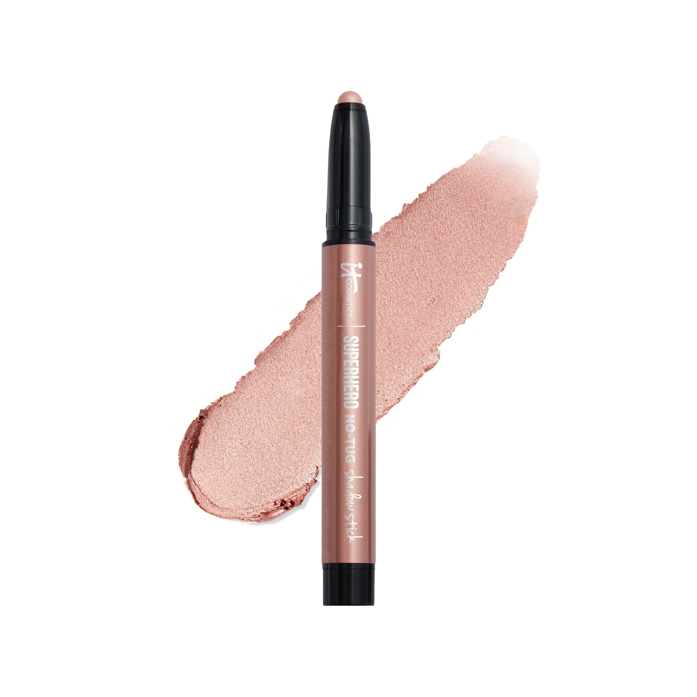 Sombra IT Cosmetics Superhero en crema sin tirones para una aplicación suave.