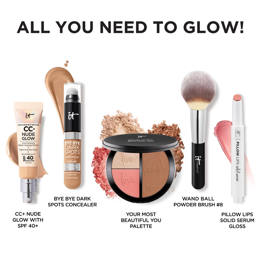 IT Cosmetics tecnología Drops de Luz difuminando discretamente líneas finas.