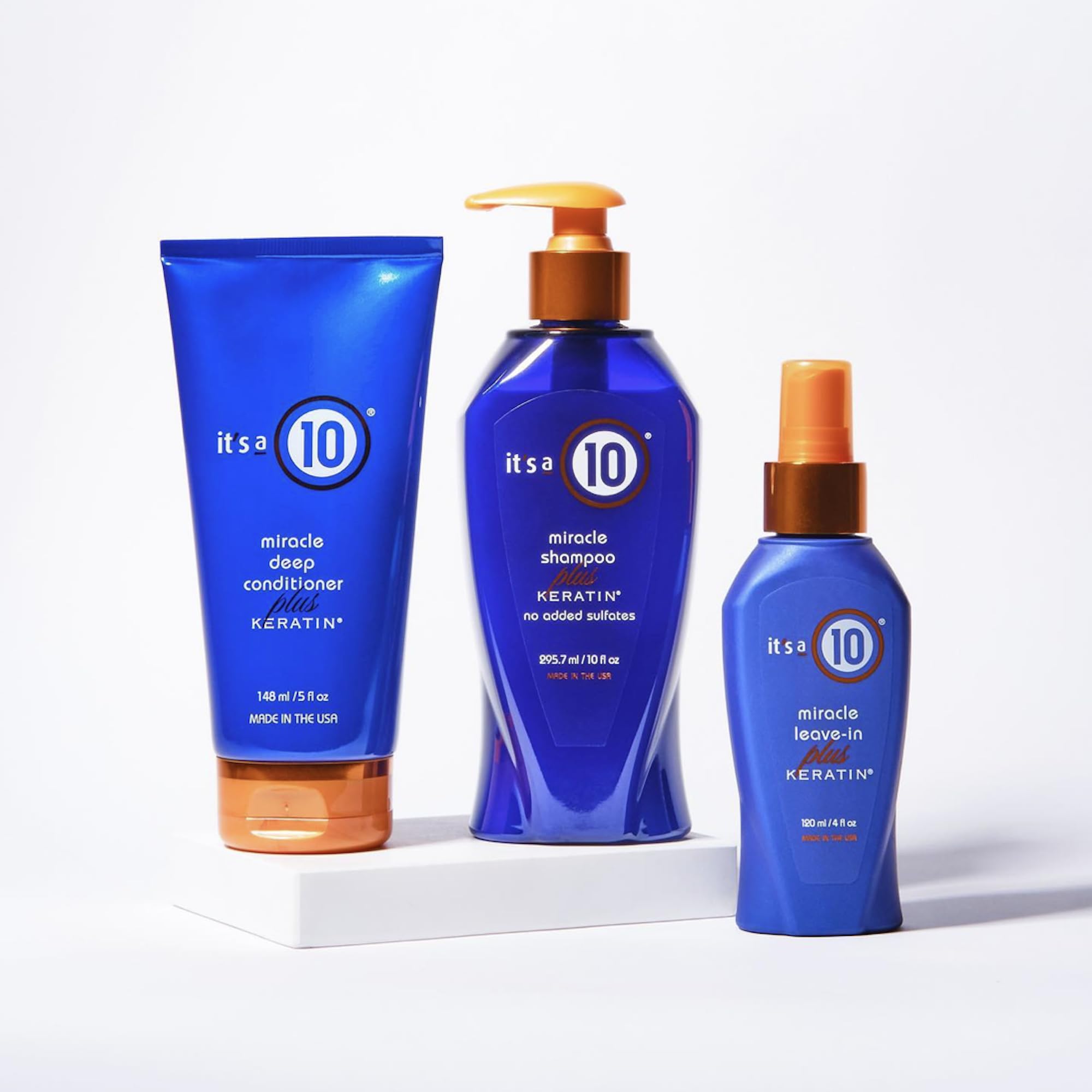 It's a 10 Haircare Cabello suave y brillo natural gracias a la keratina.