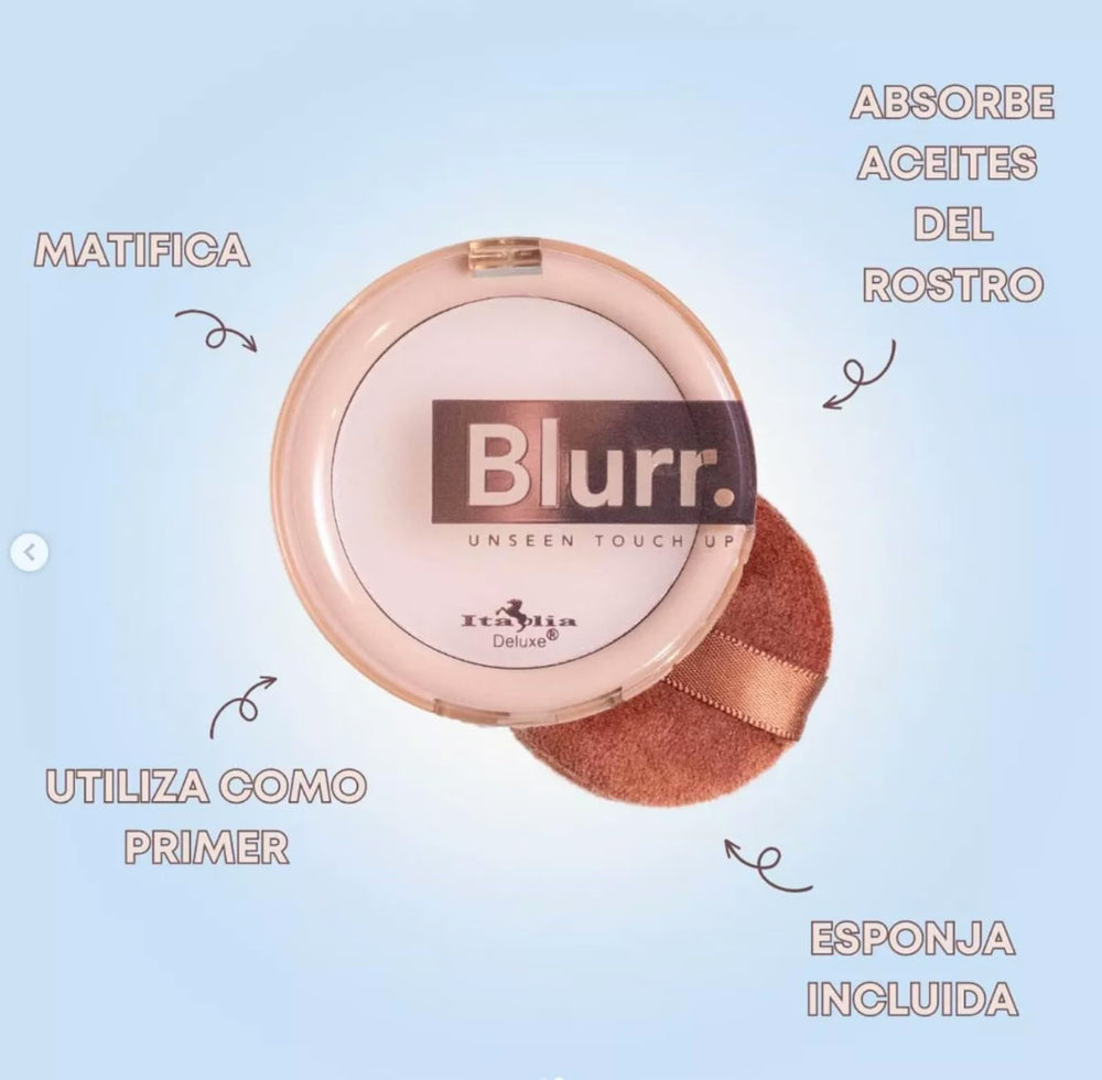 Italia Deluxe Blurr aplicación rápida para retoques sobre la marcha.