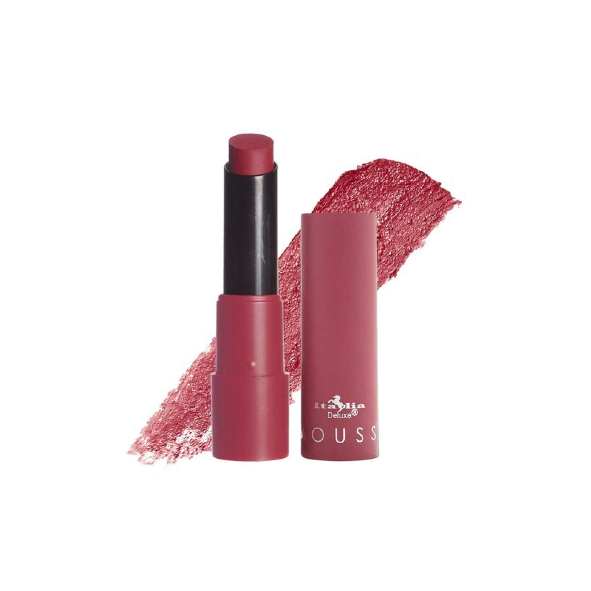 Aplicación suave con el set Italia Deluxe mousse matte en labios