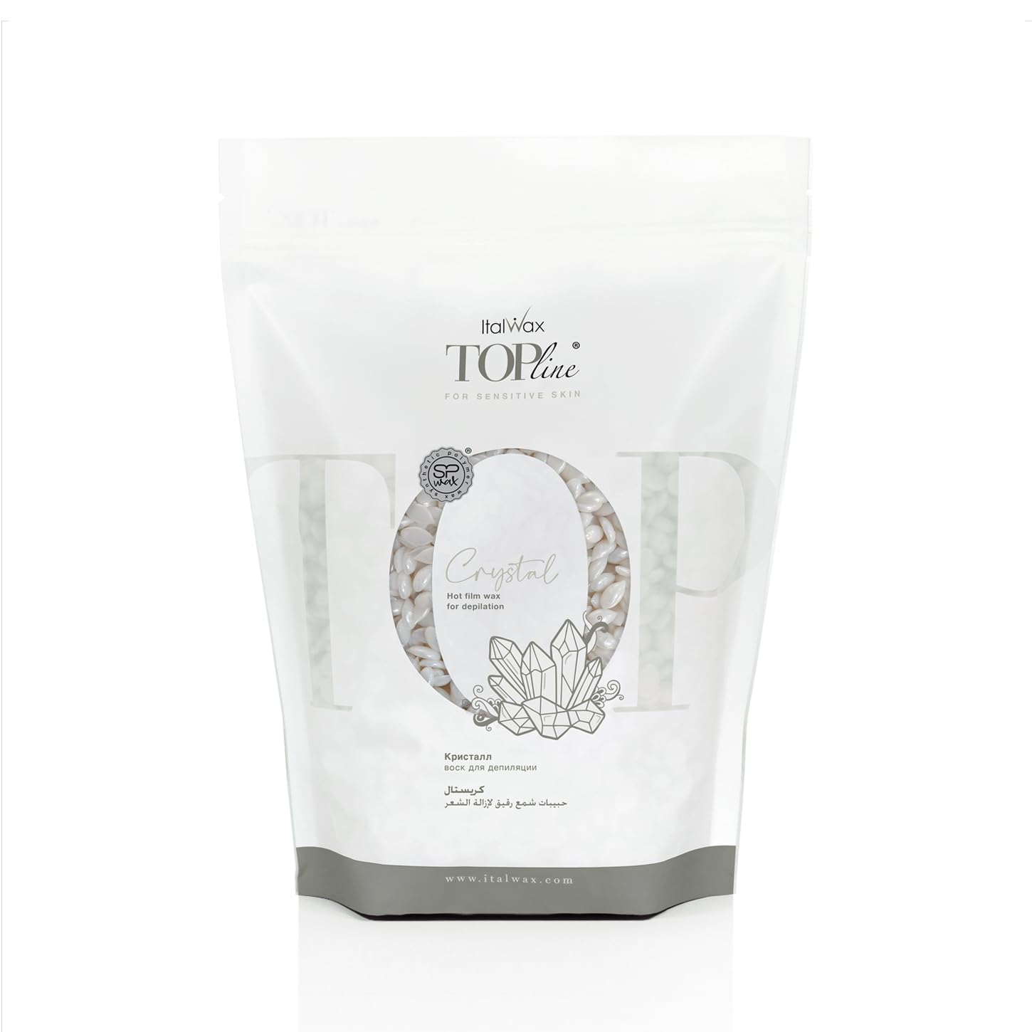 Italwax Top Line Crystal: cera dura para rostro con alta tolerancia en piel sensible
