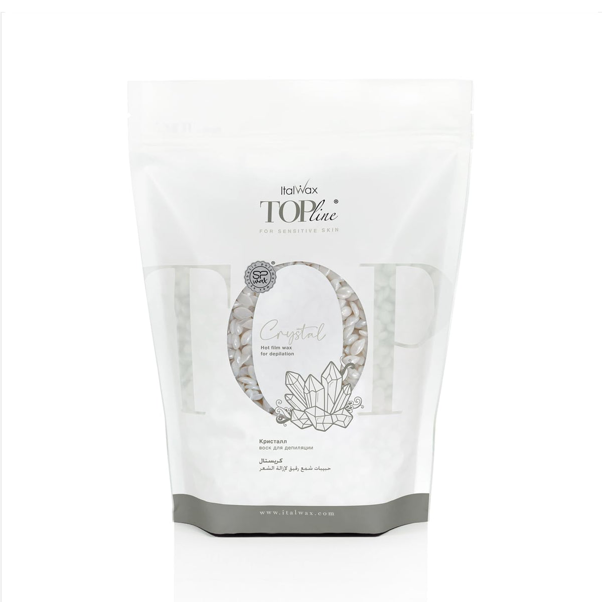 Italwax Top Line Crystal: cera dura para rostro con alta tolerancia en piel sensible