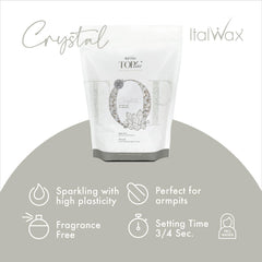 Italwax Top Line Crystal: sin fragancia, reduce irritación para piel sensible durante depilación