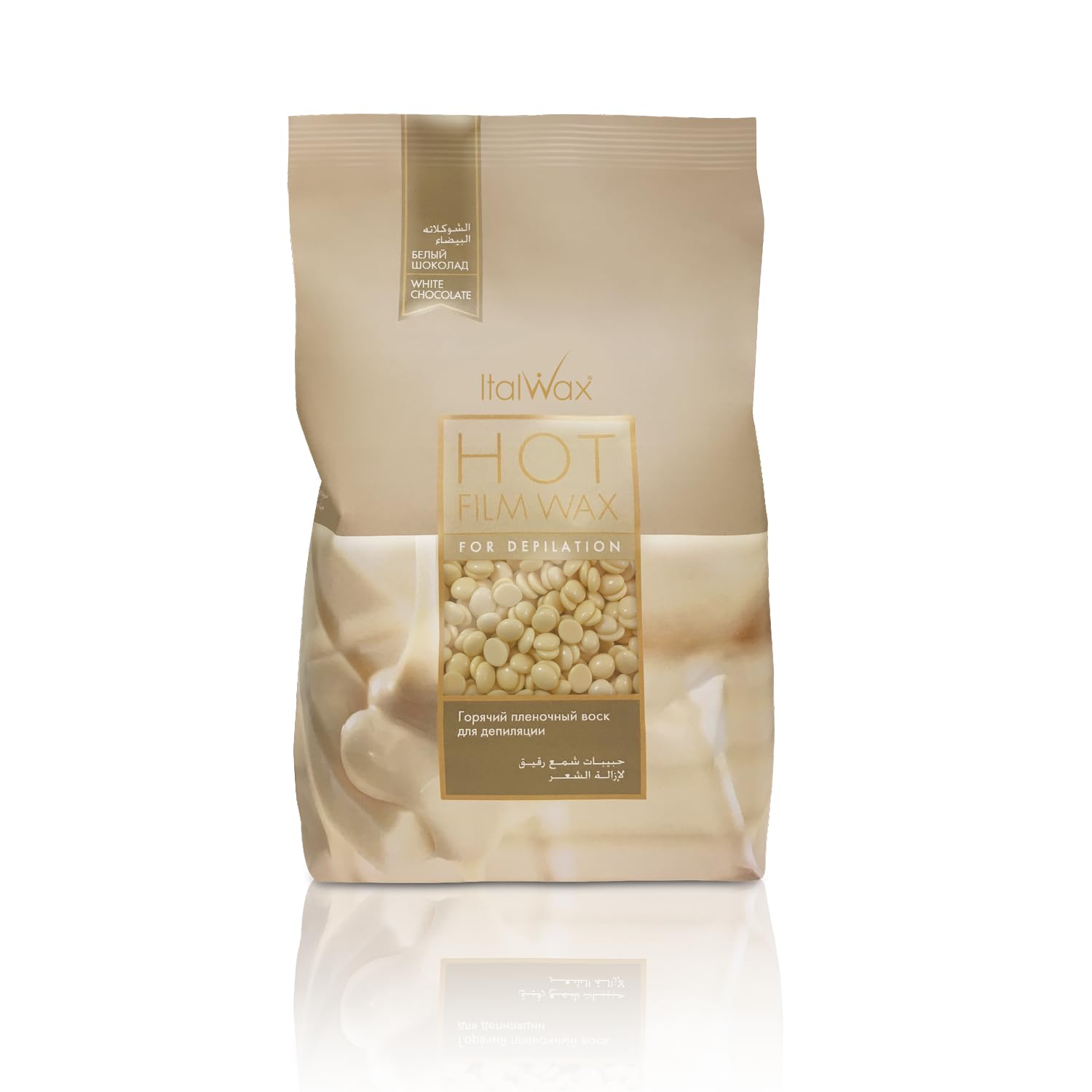 Italwax White Chocolate: bolitas de cera para depilación suave y eficaz.