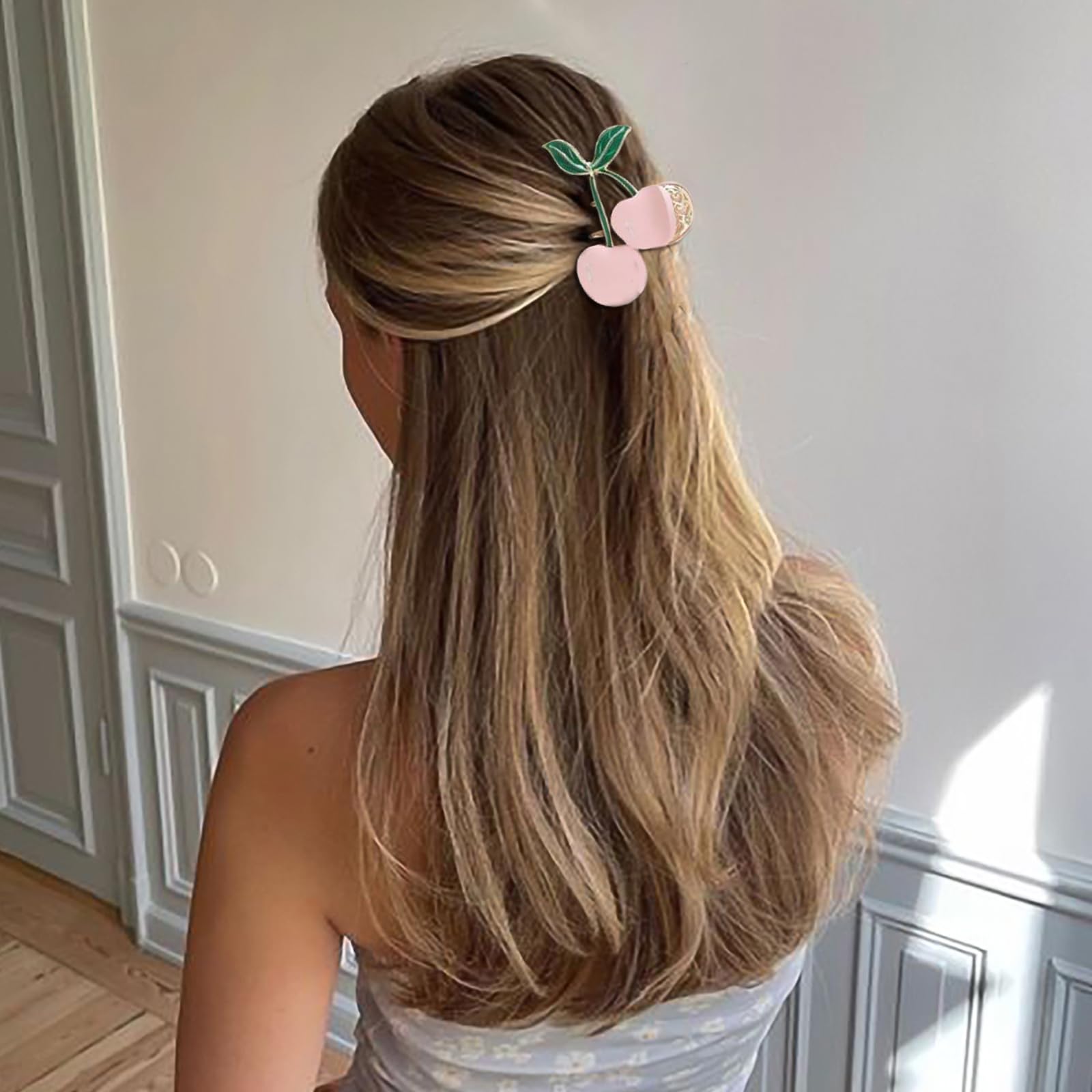 Accesorio de pelo ITingstere regalo rosa metalico grande
