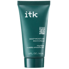 ITK crema hidratante día y noche con textura cremosa para piel suave todo el día.