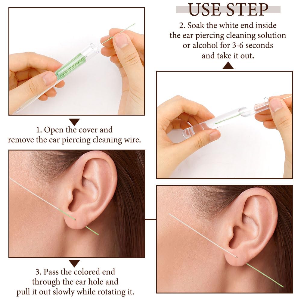 Uso sencillo con extremo verde para perforaciones.
