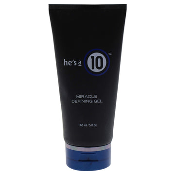 Its A 10 Miracle Defining Gel para hombres, botella: control duradero y brillo natural.