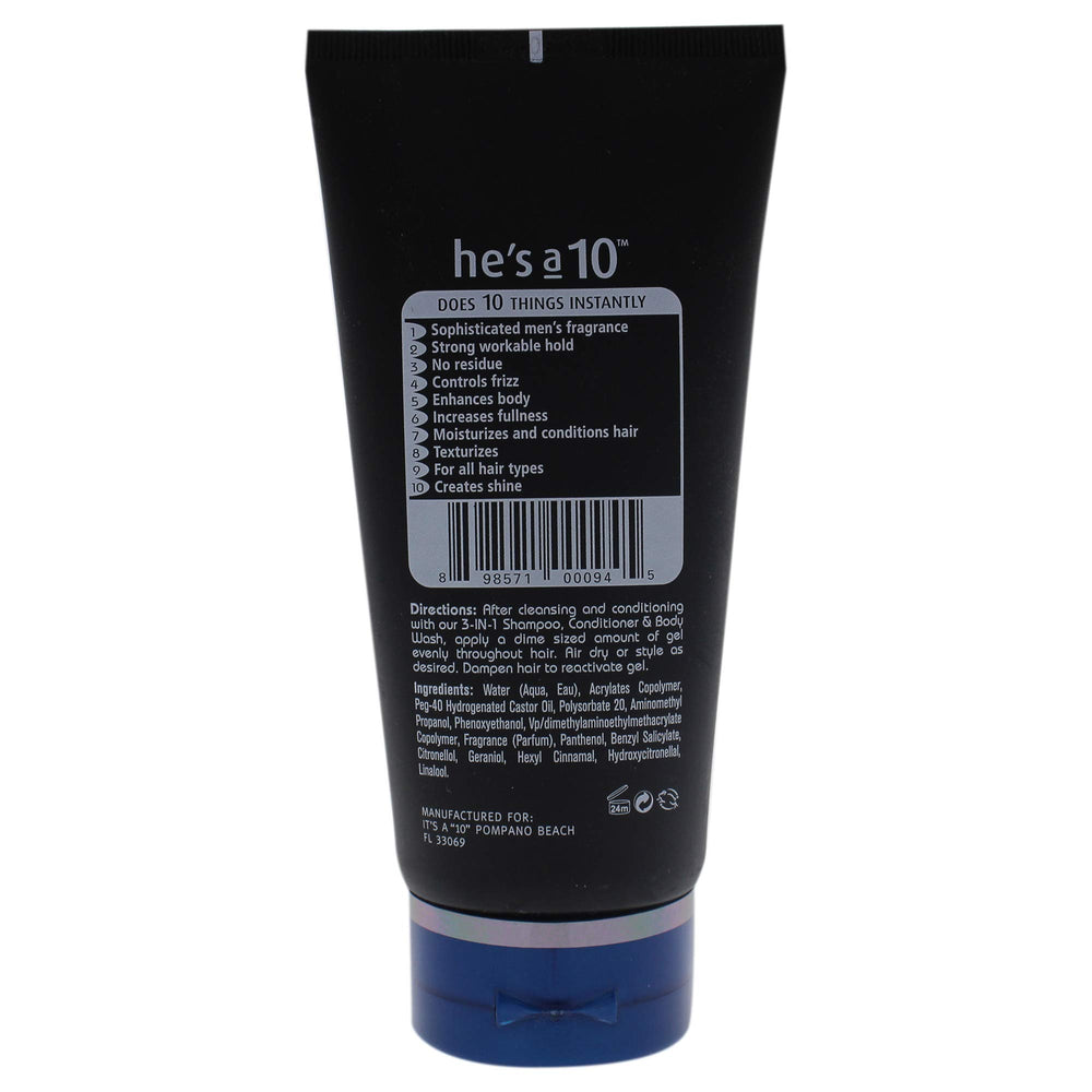 Its A 10 Miracle Defining Gel para hombres, uso diario: peinado suave, sin escamas ni craquelado.