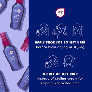 It's a 10 Haircare Miracle Leave-In, ayuda a desenredar sin fricción.