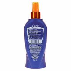 It's a 10 Haircare Miracle Leave-In Keratin Spray, détail flacon montrant une texture légère et nourrissante.