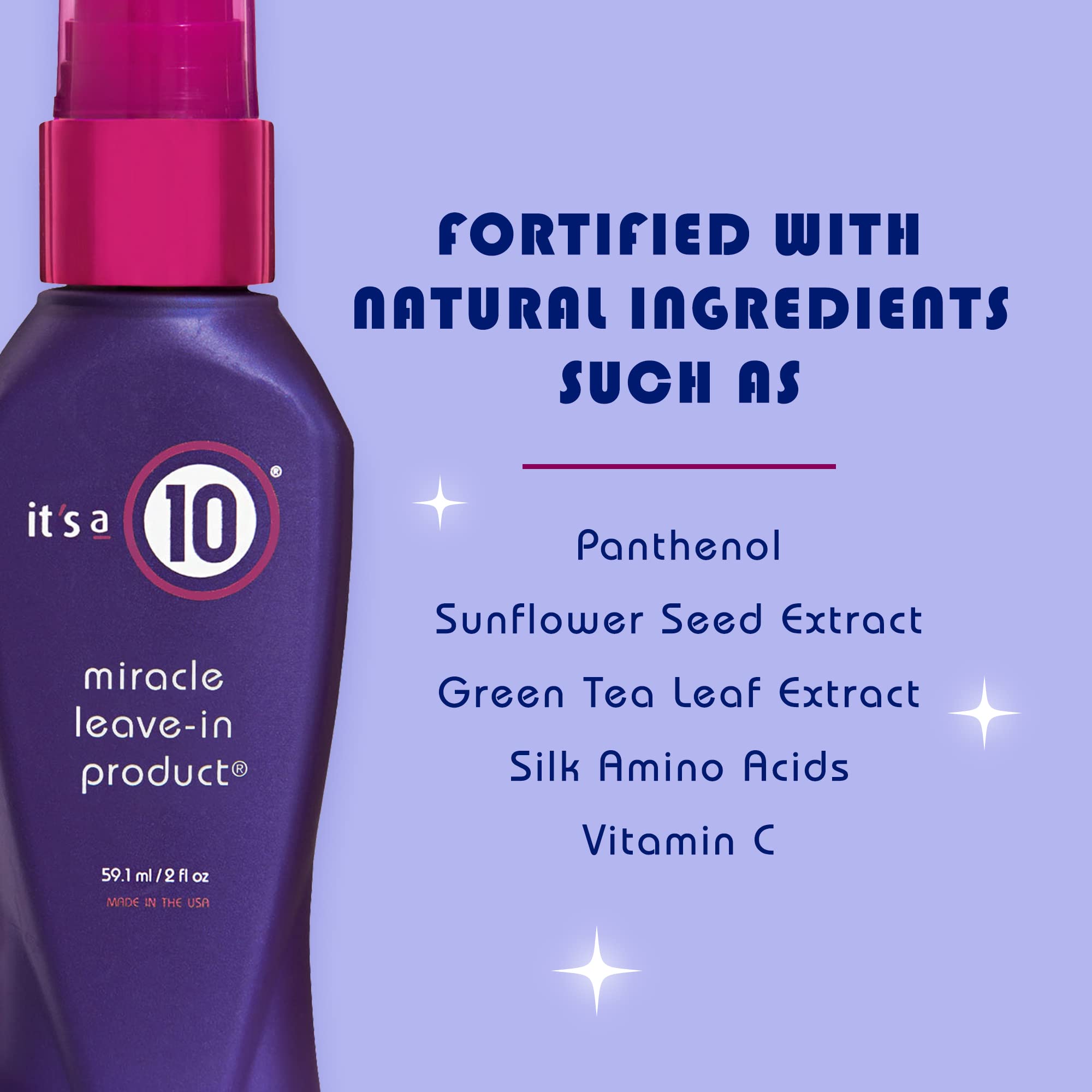 It's a 10 Haircare Miracle Leave-In, textura ligera que se absorbe rápidamente.
