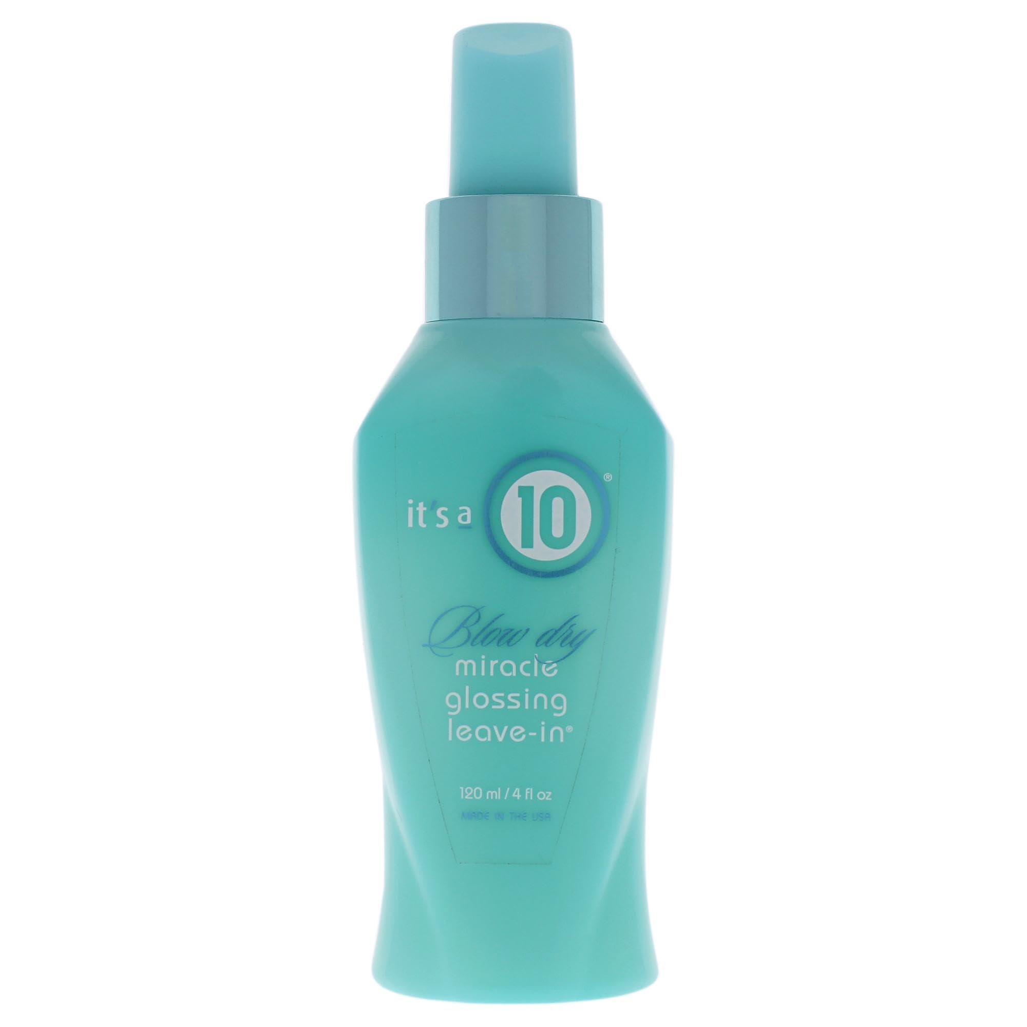 Its A 10 Haircare, botella de tratamiento sin enjuague, brillo intenso para el peinado.