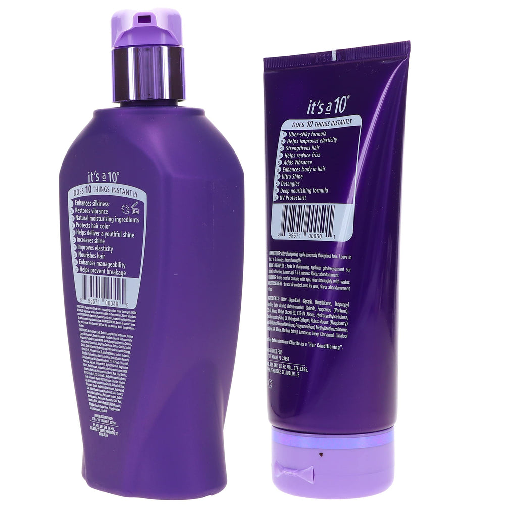 Its a 10 Haircare Brillance soyeuse, résultat lumineux après lavage.
