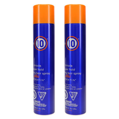 It's a 10 Haircare botella ergonómica para peinado rápido y definido.