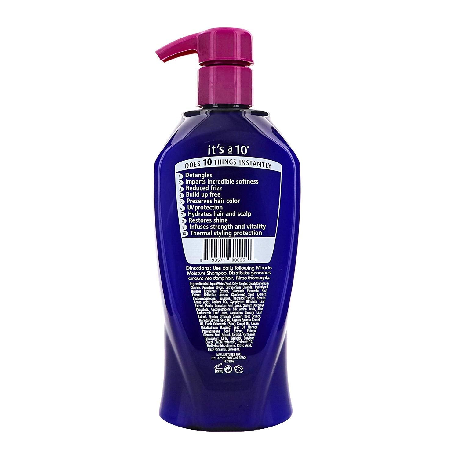 It's a 10 Haircare cabello suave y con cuerpo tras cada uso.