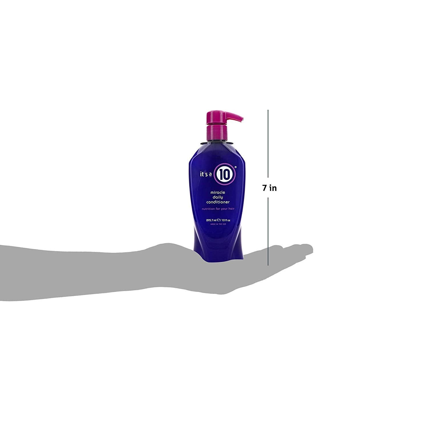 It's a 10 Haircare linaza: cuero cabelludo calmado y fibra más suave.