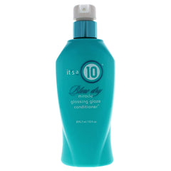 Its a 10 Haircare Milagro Brillo — aplicación fácil para un acabado sedoso y duradero.
