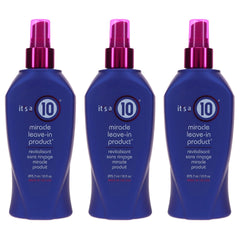 Its a 10 Haircare Miracle Leave-In, bote 10 oz para uso rápido y suavidad.