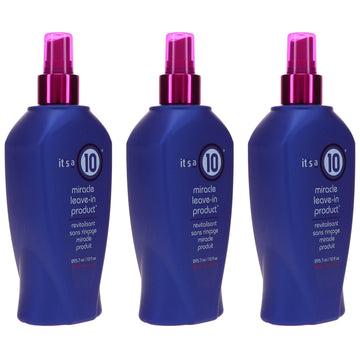 Its a 10 Haircare Miracle Leave-In, control del frizz para un acabado suave.
