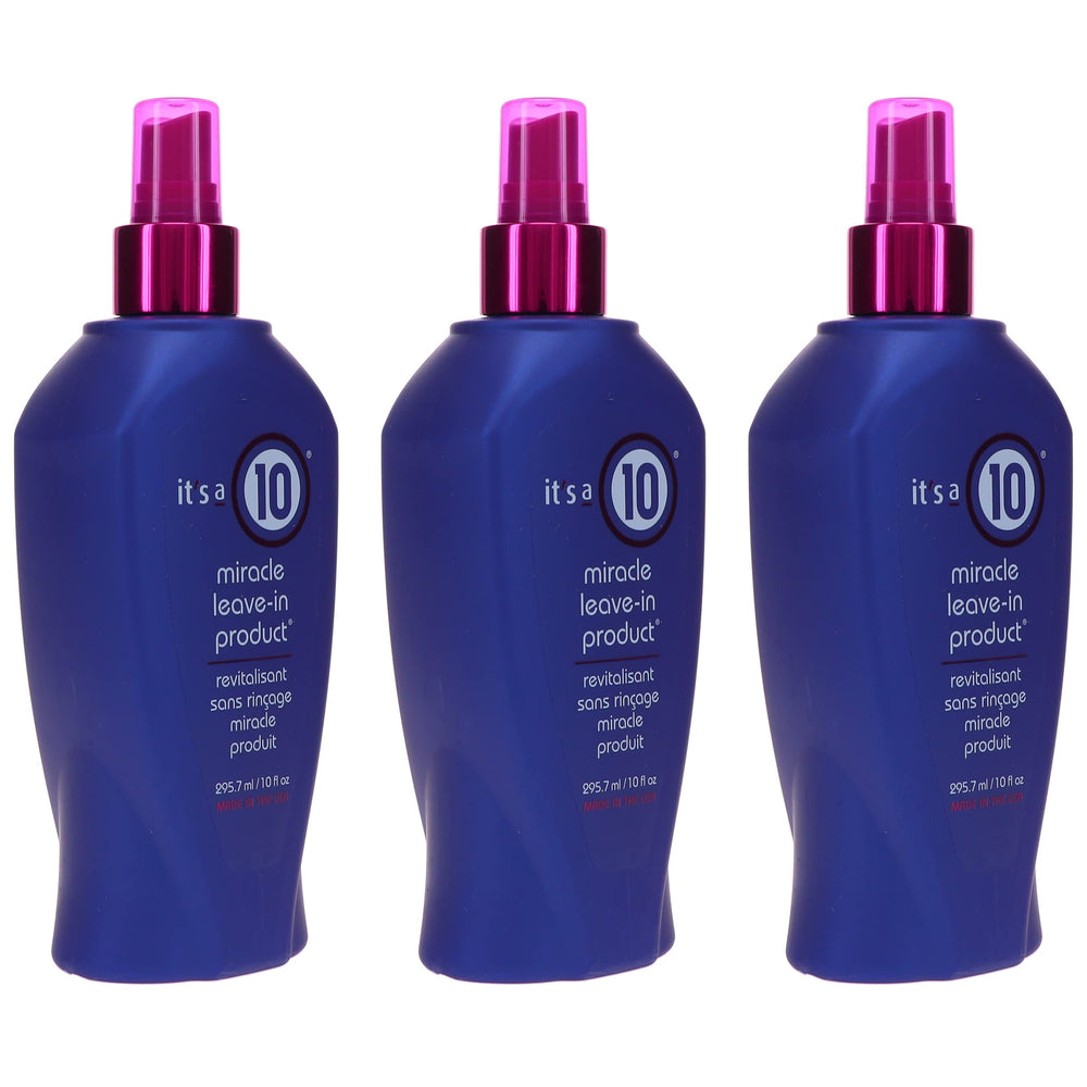 Its a 10 Haircare Miracle Leave-In, control del frizz para un acabado suave.