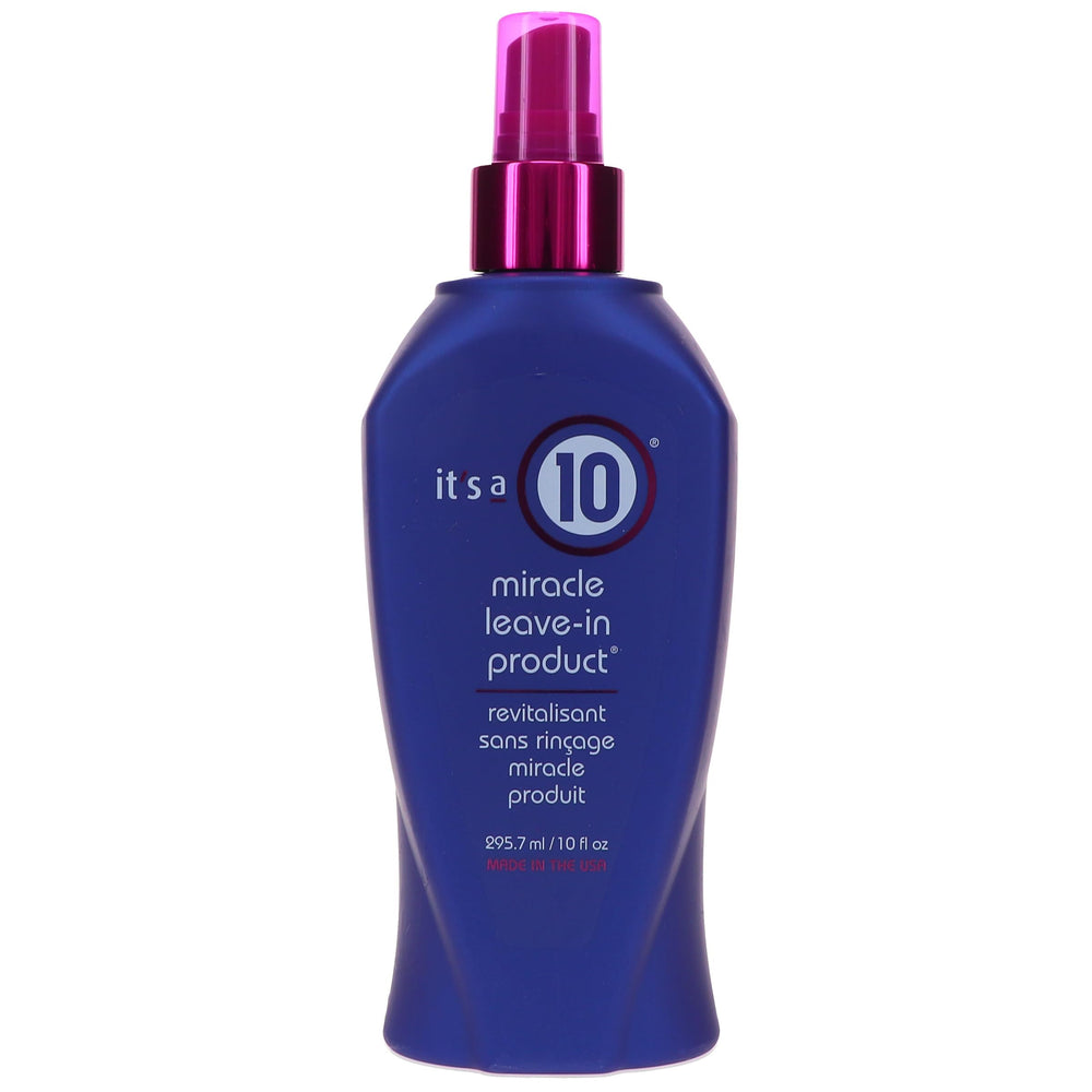 Its a 10 Haircare Miracle Leave-In, con extracto de girasol para color y brillo duradero.