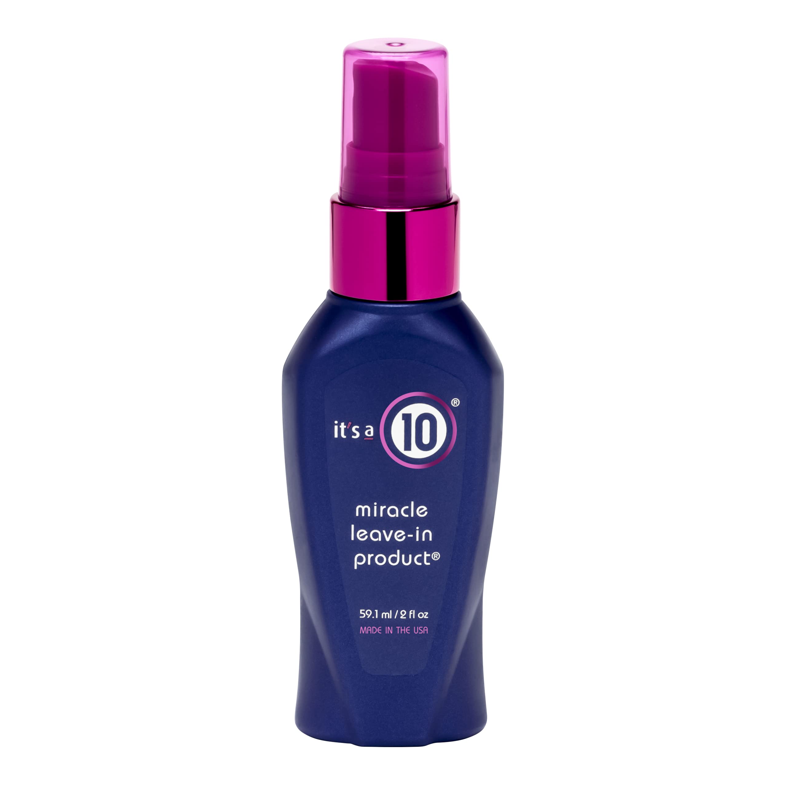 It's a 10 Haircare Milagro Sin Enjuague: botella de 2 oz para cuidado rápido