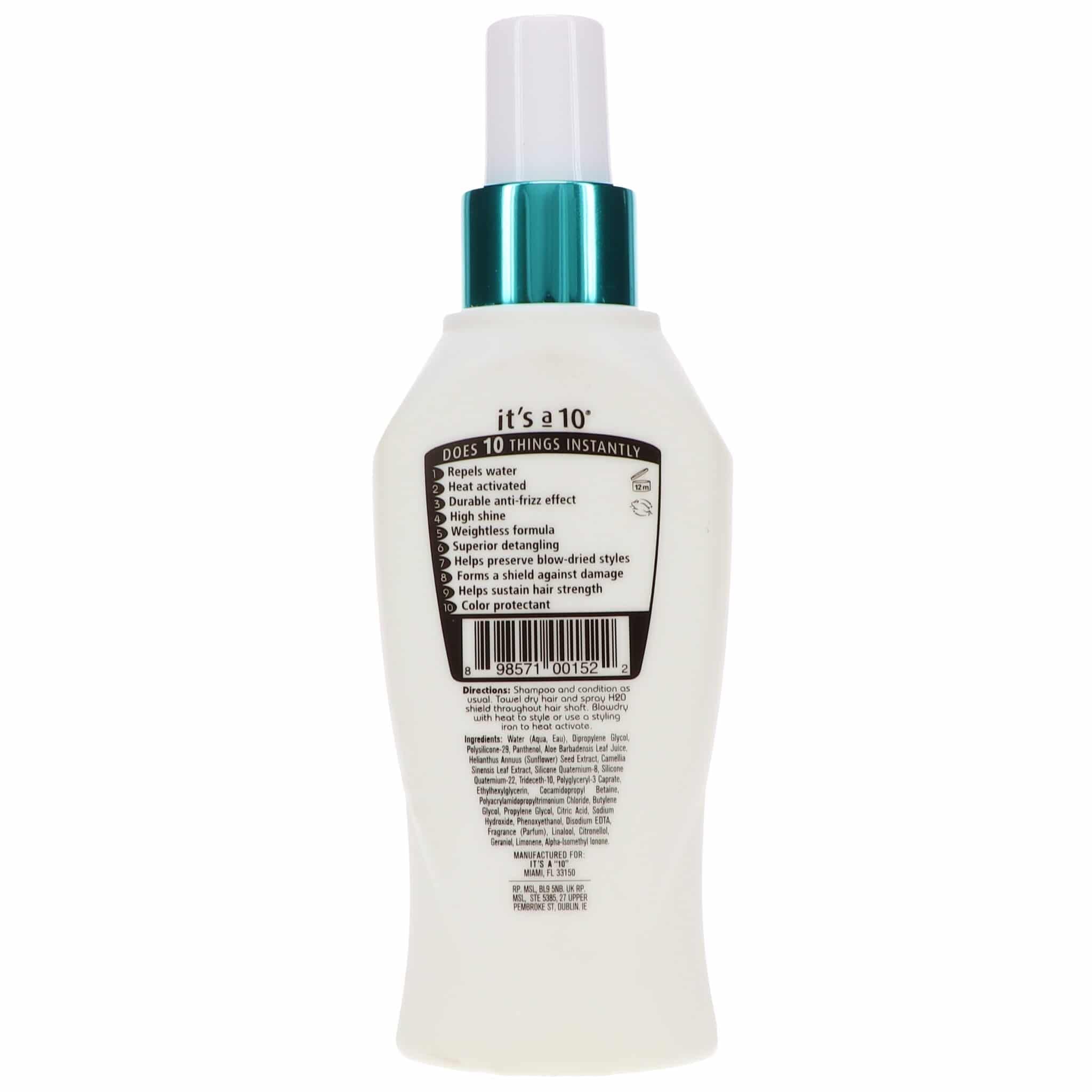 Its A 10 Miracle Blow Dry H2O Shield: pulverizador ligero para secado y brillo