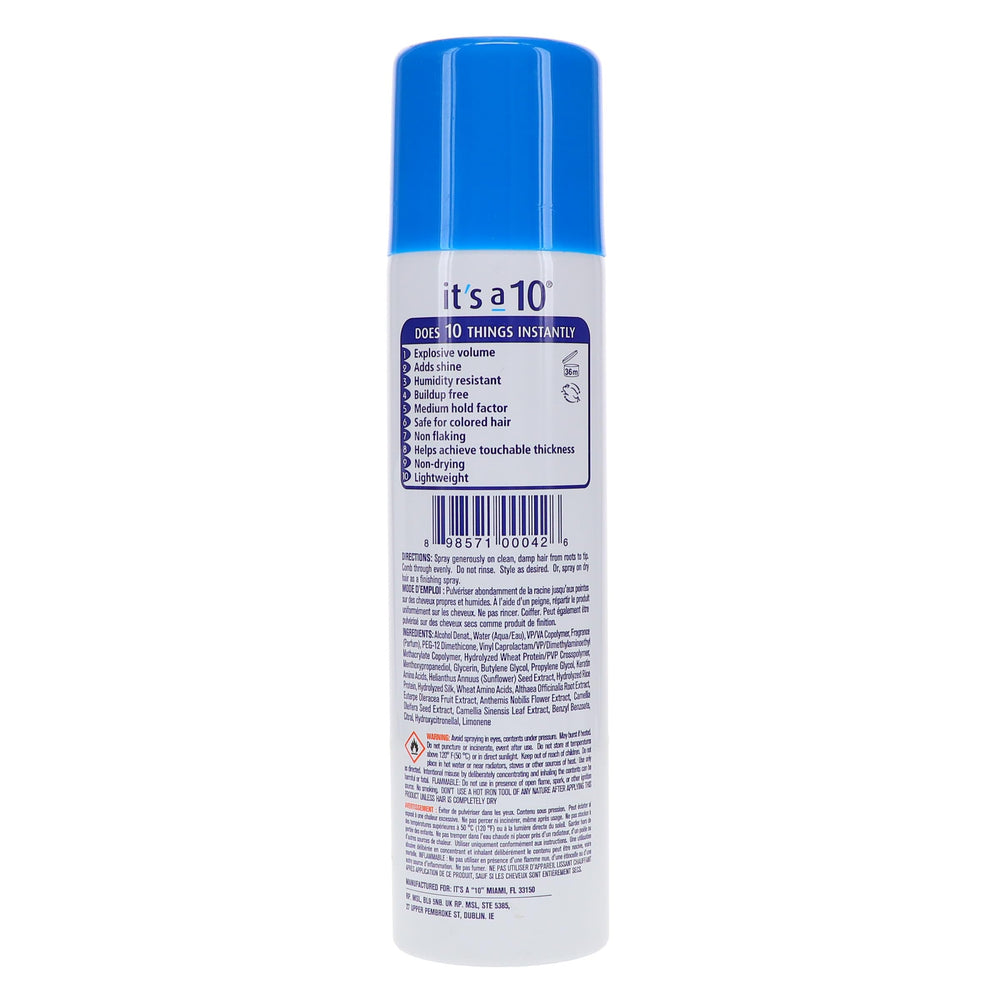 Its a 10 Haircare Miracle Blowdry Volumizer emballage soigné et pratique