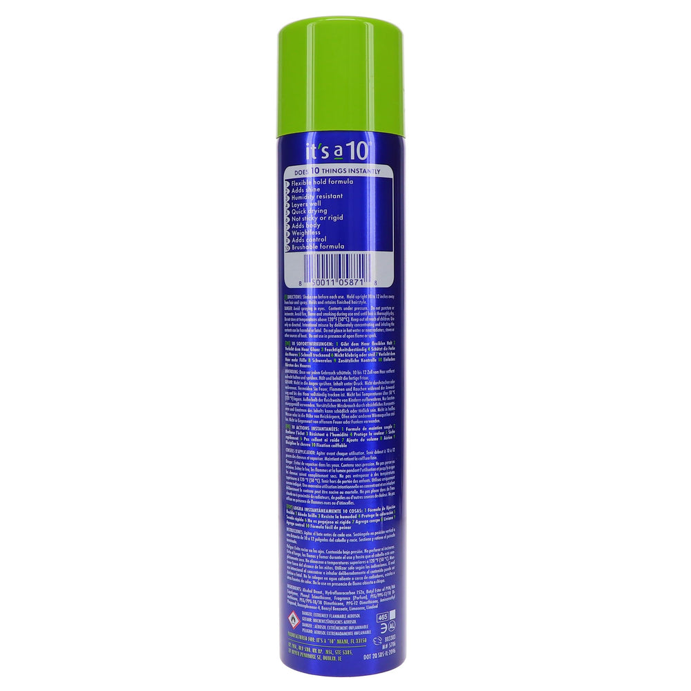 It's a 10 Haircare: finition professionnelle qui tient toute la journée.