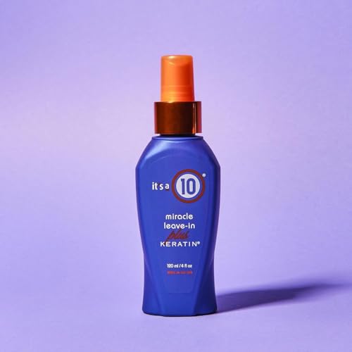 It's a 10 Haircare Miracle Leave-In Keratin, ingredientes clave que fortalecen y nutren.