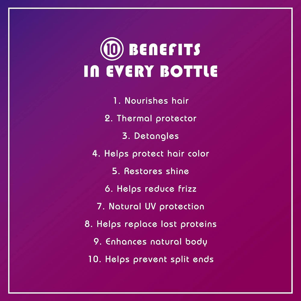 It's a 10 Haircare Miracle Leave-In protège les cheveux contre la décoloration et les UV.
