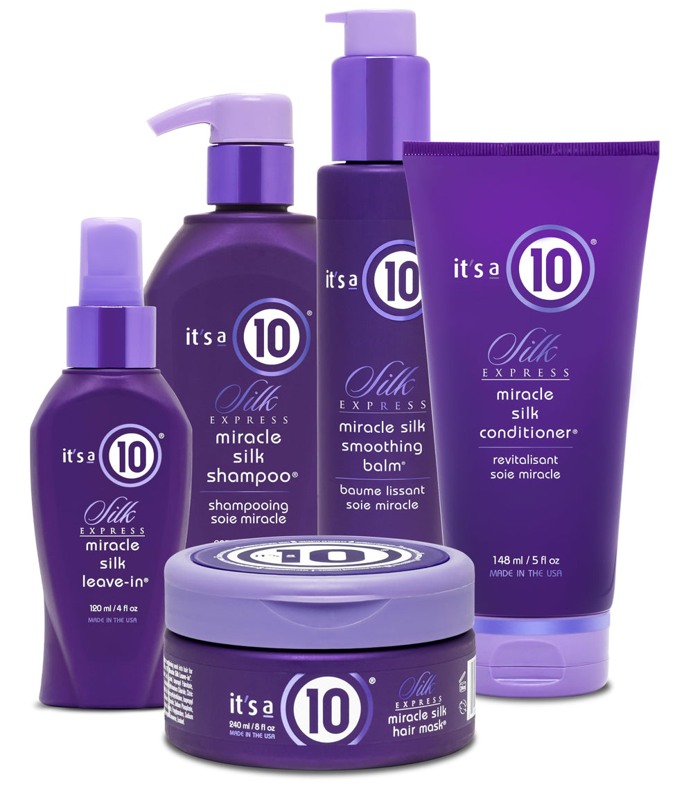 It's a 10 Haircare Silk Express Milagro sin enjuague; preparado para secado con calor